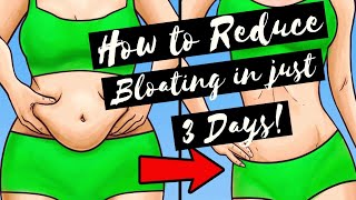 How to Reduce Bloating in Just 3 Days  Super Quick Tricks amp Infused Water Recipe to Debloat Fast [upl. by Nadoj]