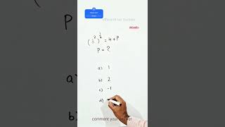 Find the value of P math question maths [upl. by Revart]