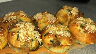 Mufinsa të njelmët me spinaq Për musafirët në çaj Salty muffins with spinach So yummy for guest👌 [upl. by Corry]