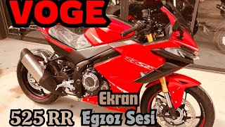 Voge 525 Rr  Egzoz Sesi  Ekran  Bafra  Uçar Makine [upl. by Igor]