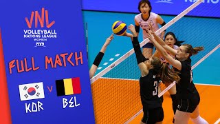 Korea 🆚 Belgium  Full Match  Women’s Volleyball Nations League 2019 [upl. by Annawt]