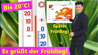 Frühlingstrend 2024 Viel Spätwinter im März April und Mai Rekordwarmer Februar 2024 [upl. by Chiarra]