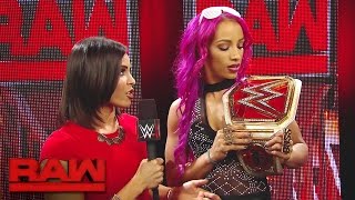 Sasha Banks claims shes the only quotIron Womanquot on Team Red Raw Dec 5 2016 [upl. by Catherina128]