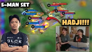 VEEWISE REACTION TO BLCK VS FIREFLUX  HADJI 5MAN SET 🤯🤯 [upl. by Ettenrahs]