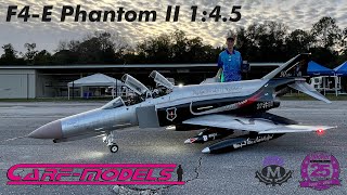 F4 Phantom II  CARF MODELS  HUGE RC JET PLANE  BY MAX CHRUBASIK  JETS OVER DELAND [upl. by Kirtley]