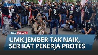 Serikat Pekerja Protes UMK Jember Tidak Naik Minta Naik jadi Rp 24 Juta [upl. by Azitram]