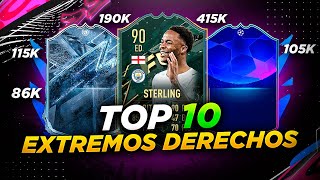 TOP 10 MEJORES EXTREMOS DERECHOS CALIDADPRECIO EN FIFA 22 [upl. by Gwyneth829]