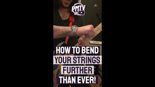 How To Bend Your Guitar Strings Further Than Ever Before shorts [upl. by Hephzibah]