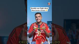 Ronaldo was Right About Manchester United 😤 Ronaldo manchesterunited eriktenhag [upl. by Anig]