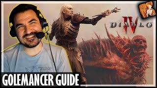 GOLEMANCER IS A SUCCESS BUILD GUIDE  Diablo 4 HC Journey Pt 11 [upl. by Lodi]