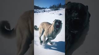 Wolf vs Kangal  kangal кангал dogs wolf [upl. by Argile265]