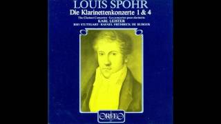 Louis Spohr  Clarinet Concerto No4 Karl Leister [upl. by Aneled853]