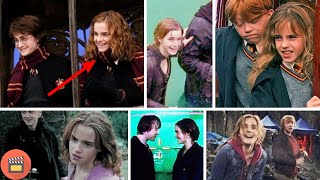 Hermione Granger BLOOPERS and Behind the Scenes Harry Potter [upl. by Zobias537]