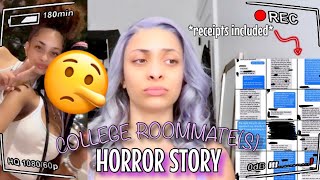 STORYTIME MY COLLEGE ROOMMATE HORROR STORY w RECEIPTS☕️  lydcenzo [upl. by Atnom]