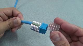 Ensamble RJ45 hembra con UTP [upl. by Anaimad]