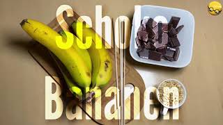 Schokobananen mit Nusskrokant zuhause selber machen schnell amp einfach LECKER [upl. by Maziar]