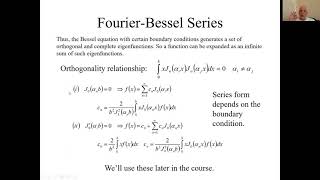 5 7 Fourier Bessel Series [upl. by Mansoor]