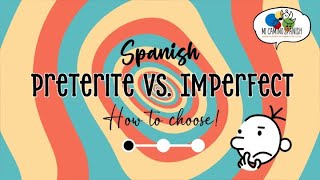 Spanish PRETERITE vs IMPERFECT  How to choose [upl. by Novek]