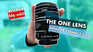 Canon 18135 STM  The Only Lens You Need  M6 Mark II [upl. by Nyrhtac49]