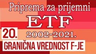 Granična vrednost funkcije Lekcija 20 Priprema za prijemni ETF TLQ2eq9Gud4 [upl. by Meir]