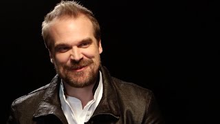 David Harbour scares the Stranger Things kids [upl. by Ecirehc505]