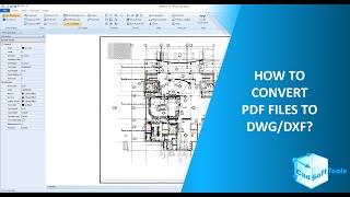 How to convert PDF files to DWGDXF [upl. by Nelyk37]