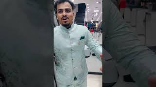 beautiful jodhpuri suit for men wedding ♥️ angrakha style stylish design fashion mensfashion [upl. by Inaj]