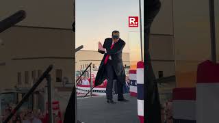 Trumps Signature Dance Step Goes Viral After Historic 2024 Election Win [upl. by Odlamur901]