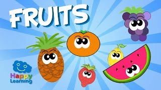 Aprende inglés Las Frutas en Inglés  Videos Educativos para Niños [upl. by Tyler]