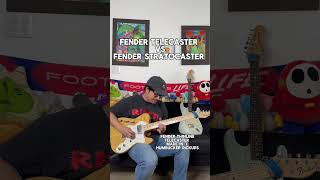 Fender Telecaster vs Stratocaster guitar [upl. by Erreit]