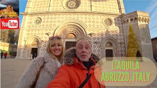 LAquila Abruzzo Italy  Italia  Exploring Abruzzo  Abruzzen Italien [upl. by Christen]