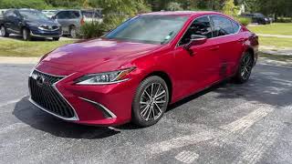 2022 Lexus ES350 in Matador Red Mica For Sale Near Myrtle Beach SC [upl. by Kimitri]