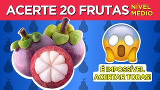 Acerte qual é a fruta Quiz de Frutas  Desafio das frutas fruit quiz [upl. by Elmer]