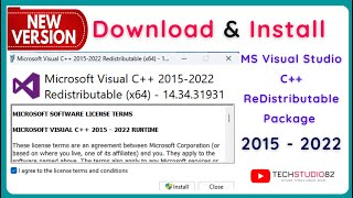 How to Download and Install Visual C Redistributable Packages in Windows 11 or 10 2023 Latest [upl. by Dollar276]