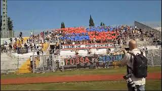 Ultras Civitanovese in trasferta a Macerata nel derby 202324 [upl. by Marka]