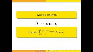 Evaluate integral 0 to log 2 integrals 0 to x integral 0 to x\log y exyzdx dy dz [upl. by Efeek]