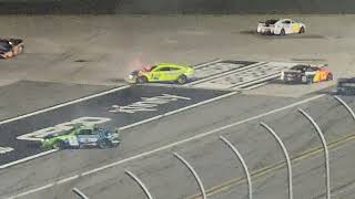 MASSIVE WRECK AT THE DAYTONA DUELS FROM THE STANDS [upl. by Ninerb427]