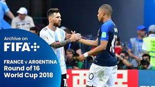 MBAPPE VS MESSI  2018 FIFA World Cup France v Argentina [upl. by Fadden494]