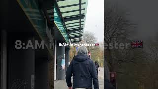 Winter Mornings in Manchester🇬🇧 travel winter walkthrough [upl. by Sadoc]