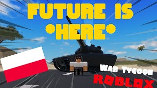 WAR TYCOON dropped The TANK of the FUTURE  Roblox War Tycoon [upl. by Sly]