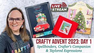 Day 1 🔴 Crafty Advent 2023 craftyadvent2023  Crafty Advent Calendar Vlogmas [upl. by Issac]