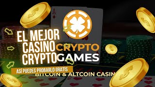 CRYPTOGAMES  EL MEJOR CASINO PARA MULTIPLICAR TUS CRIPTOMONEDAS [upl. by Leahcimauhsoj]