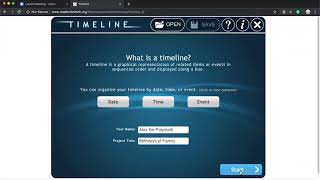 ReadWriteThink Timeline Creator Tutorial [upl. by Eseeryt]