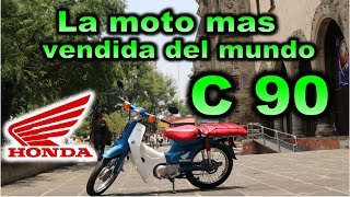 Honda C 90 Super cub La moto mas vendida del mundo Prueba Review en Español con Blitz Rider [upl. by Lakim915]