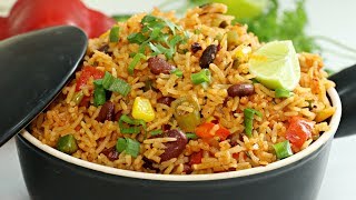 Mexican Rice Recipe  Easy One Pot Meal  How To Make Mexican Rice  Kanaks Kitchen [upl. by Beauvais]