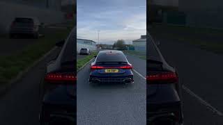 AUDI RS7 TAKE OFF  EPIC SOUND AND ACCELERATION [upl. by Analla]