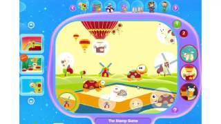 Baby tv channel game The sticker game Match the pictures [upl. by Holtorf]