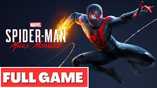 SPIDERMAN MILES MORALES Gameplay Walkthrough FULL GAME  No Commentary [upl. by Nylrehc]