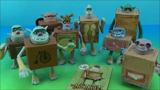 BOXTROLLS 2014 MCDONALDS HAPPY MEAL COLLECTION [upl. by Rahr]