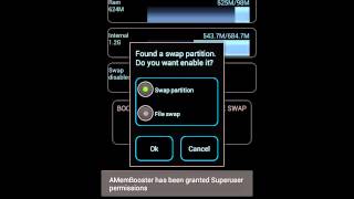 AMemBoost  swap enabler demo [upl. by Schnell627]